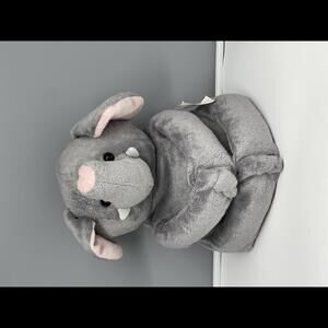 Kohl’s JStuff Elephant Plush with Original Tags Hook & Loop *